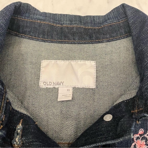 OOAK Japanese themed Mixed Media Upcycled denim jacket - Picture 9 of 9